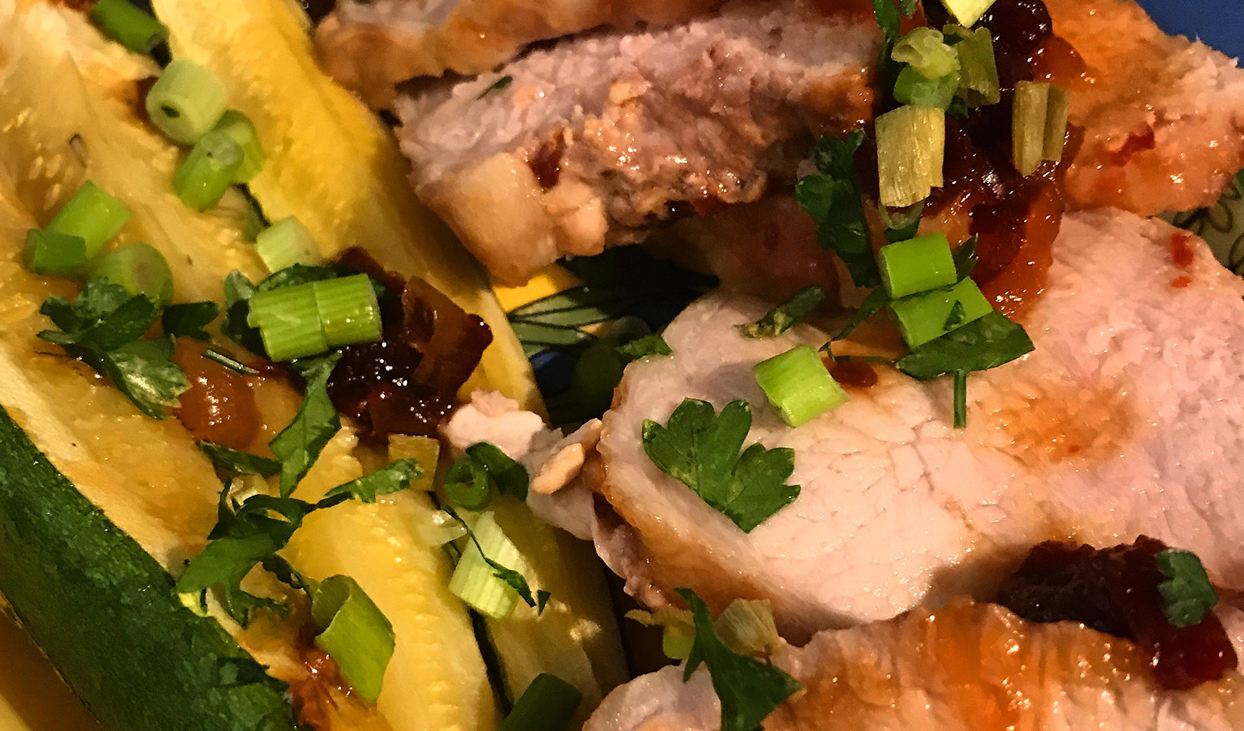 Pork with Apricot and Ancho Chili Sauce
