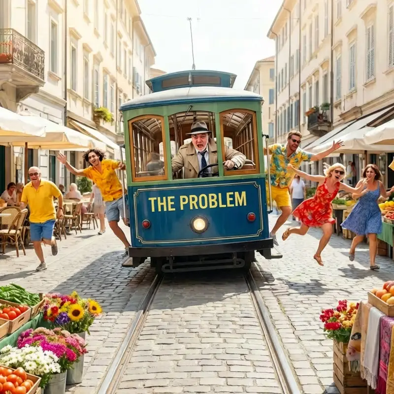 Brian has a trolley problem with ethics.