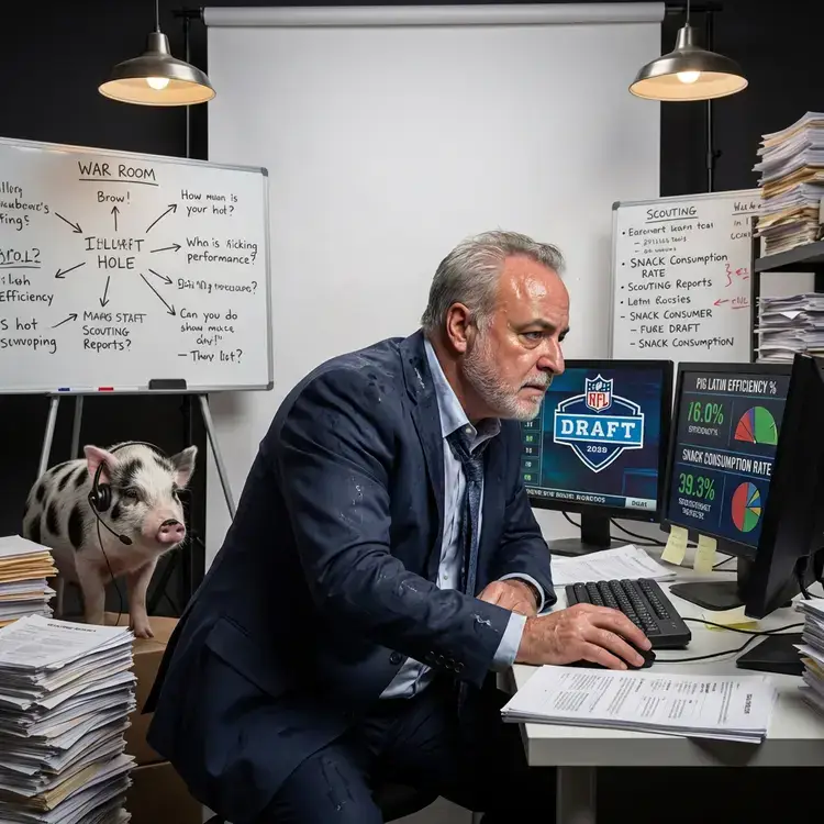 Brian does a mock draft parody.