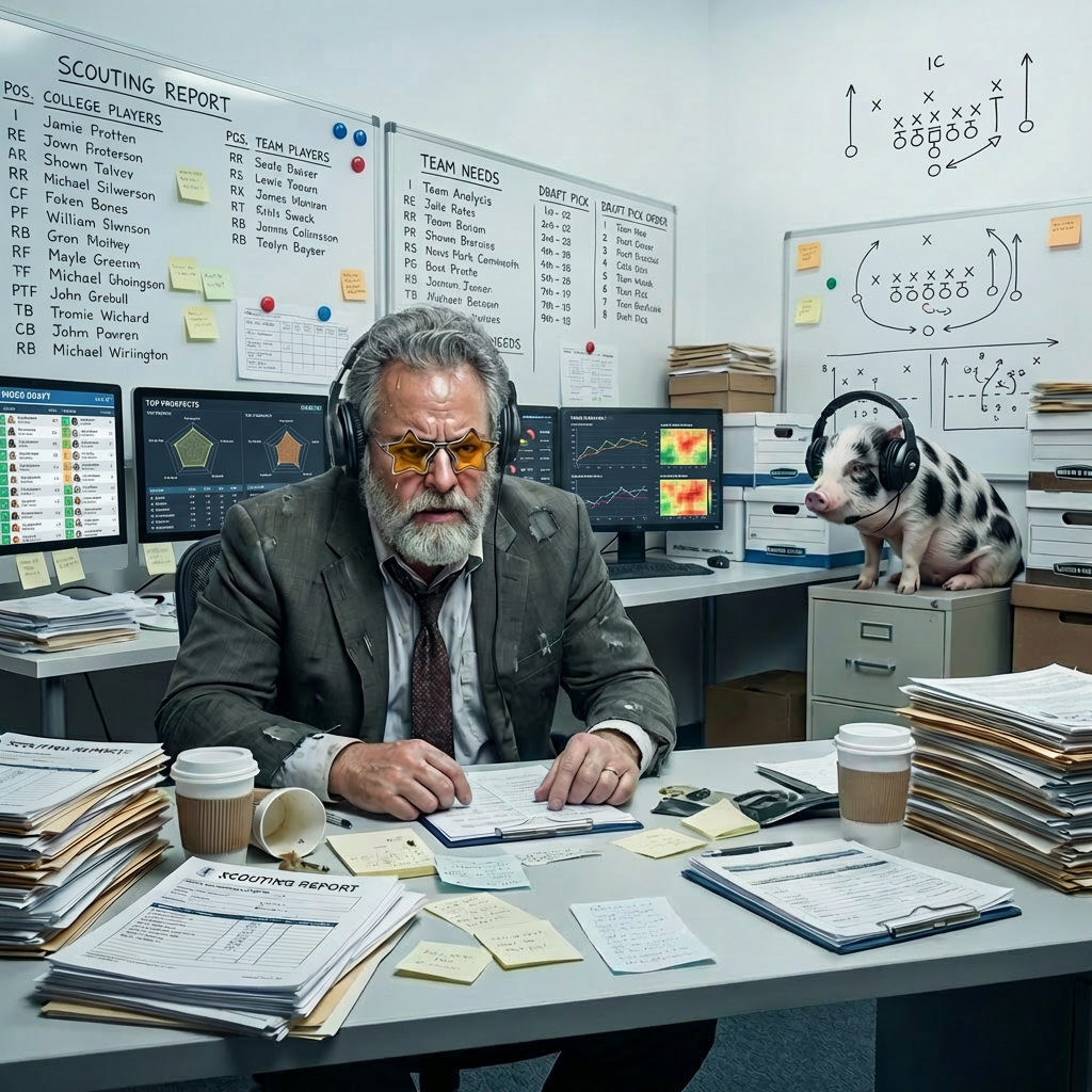 Brian is still writing a mock draft parody.