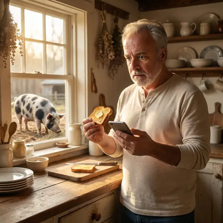 Brian has a biologically implausible breakfast.