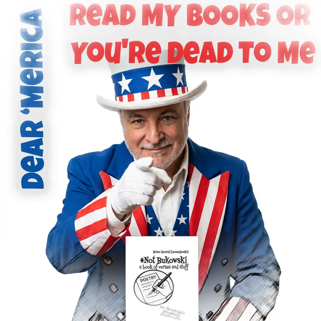 Uncle Sam wants you to read funny books by humor writer Brian Gerard Lewandowski